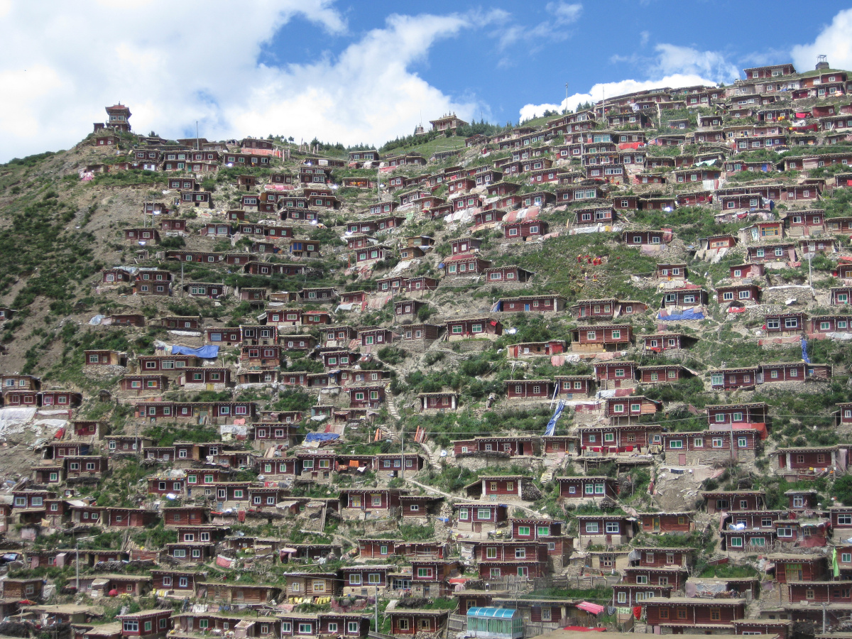 Maxwell Fazio's "Lharong Monastery II"