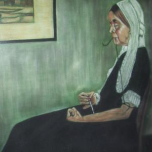 Eddie Bennett's "Whistler's Mother"